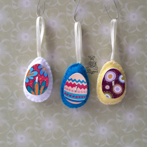 vajíčko dekorace šití ozdoba velikonoční filc vajíčko plst ruční práce velikonce 