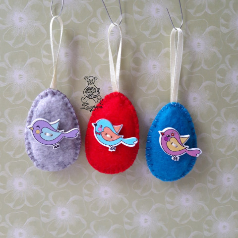 vajíčko dekorace šití ozdoba velikonoční filc vajíčko plst ruční práce velikonce 