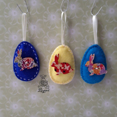 vajíčko dekorace šití ozdoba velikonoční filc vajíčko plst ruční práce velikonce 
