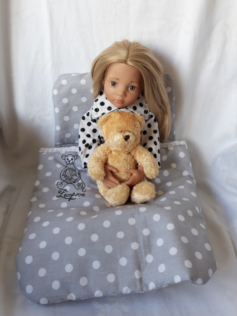 Pro panenku Gotz deka polštářek peřinky pro panenku do postýlky pro panenky doplnky gotz 