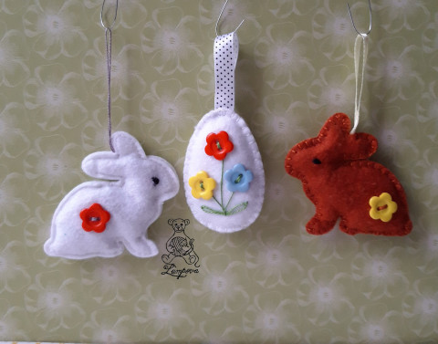 vajíčko velikonoční dekorace šití ozdoba velikonoční filc vajíčko plst ruční práce velikonce 