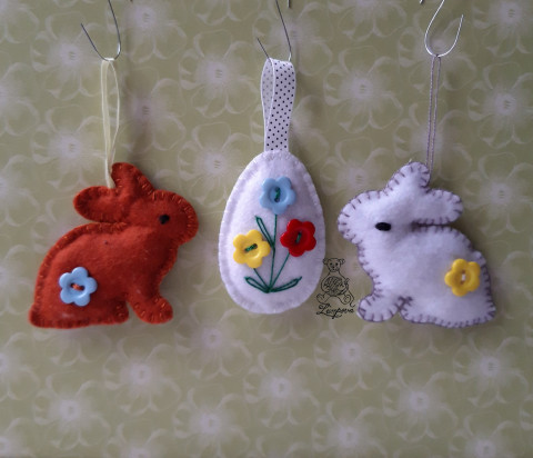 velikonoční vajíčko dekorace šití ozdoba velikonoční filc vajíčko plst ruční práce velikonce 