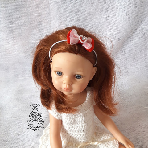 čelenka pro Paolku náhrdelník dárek děti panenka halenka čepička přívěšek oblečení čelenka gumička bižuterie kalhoty tričko klobouček oblečky doplňek sukénka do vlasů pro panenky paola reina gotz 