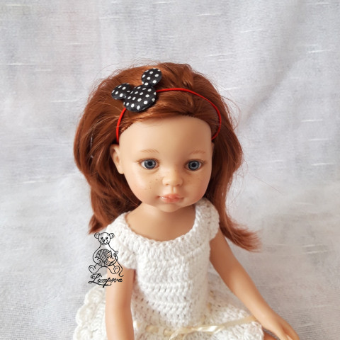 čelenka pro Paolku náhrdelník dárek děti panenka halenka čepička přívěšek oblečení čelenka gumička bižuterie kalhoty tričko klobouček oblečky doplňek sukénka do vlasů pro panenky paola reina gotz 