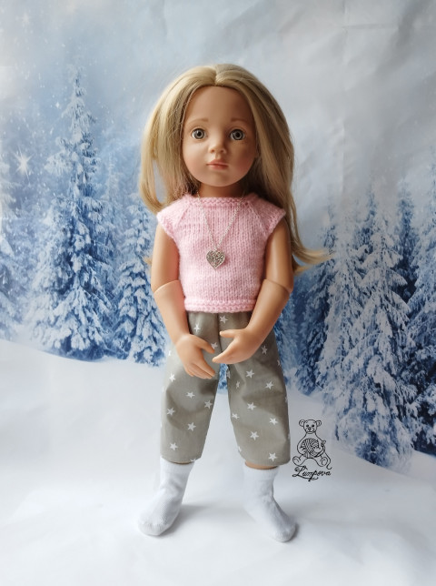 ponožky dárek děti panenka halenka sukně šaty oblečení knoflík kalhoty šatičky sukénka ruční práce pro panenky doplnek gotz 