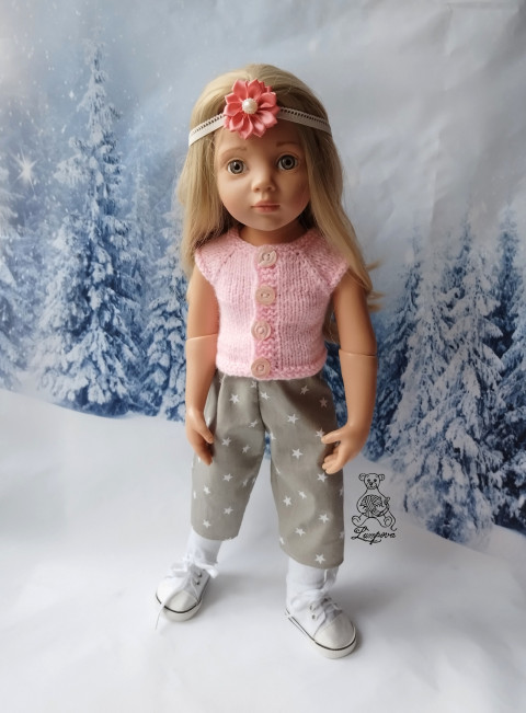 Halenka - tričko dárek děti panenka halenka šaty oblečení knoflík šatičky ruční práce pro panenky doplnek gotz 