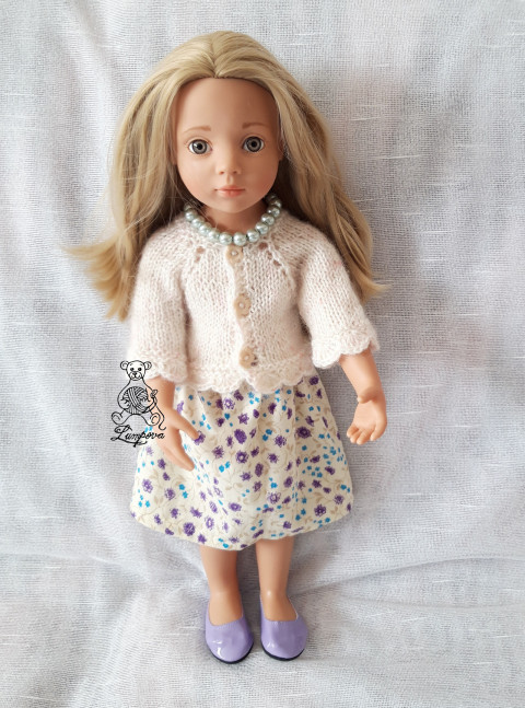 Náhrdelník pro panenku Gotz náhrdelník dárek děti panenka halenka čepička přívěšek květ oblečení čelenka gumička bižuterie kalhoty tričko klobouček oblečky doplňek sukénka do vlasů pro panenky paola reina gotz 