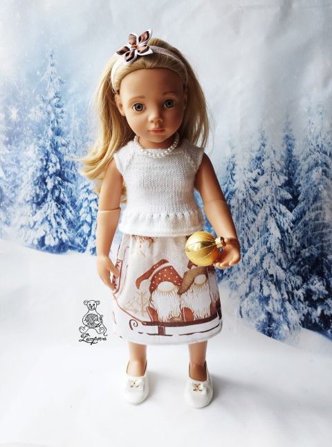 Náhrdelník pro panenku Gotz náhrdelník dárek děti panenka halenka čepička přívěšek květ oblečení čelenka gumička bižuterie kalhoty tričko klobouček oblečky doplňek sukénka do vlasů pro panenky paola reina gotz 