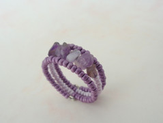 Prstýnek ,,S ametystem