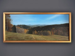Stíny podzimu - Krajina 30x70cm
