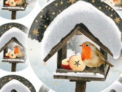 SE SKOŘICÍ A BADYÁNEM - samolepky