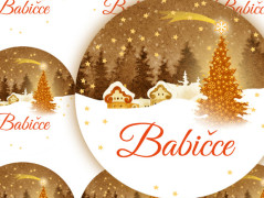 SE SKOŘICÍ A BADYÁNEM - samolepky