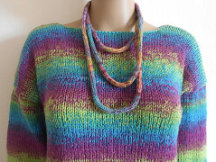 Pletené ponožky s vlnou v. 44-45