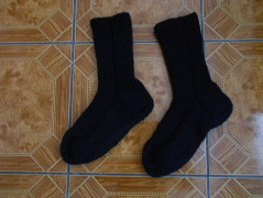 Větší pletený nákrčník merino