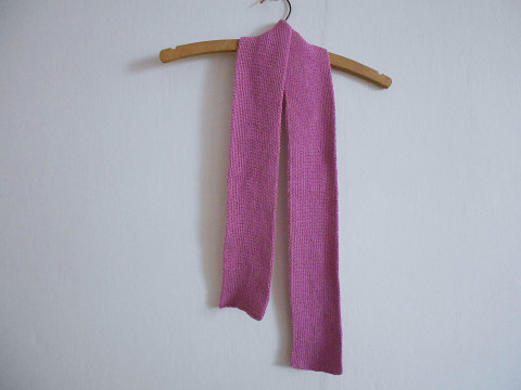 Šála dětská, dámská růžová šála dámská akryl dětská 