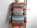 Ručně pletený svetr S,M