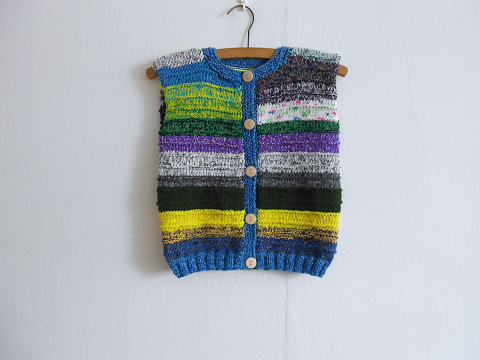 Vestička s merinem vel. 104-110 vesta merino akryl vlna bavlna m 