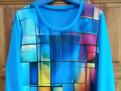 Tričko - pruhy, velikost L ~SLEVA ~