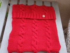 pletený polštář sluníčko