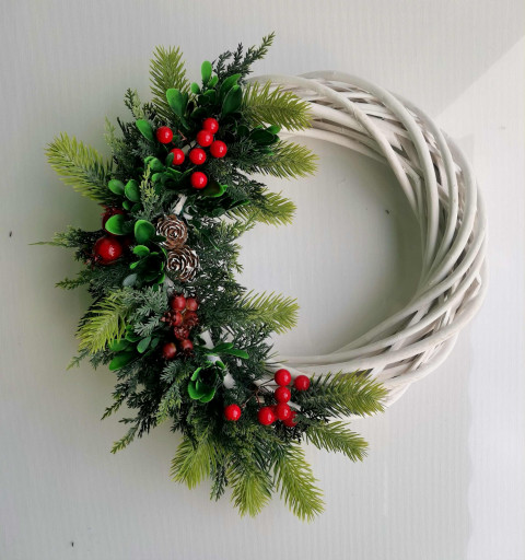 Věnec na dveře podzim, zima věnec na dveře zimní dekorace zimní věnec  Věnec na dveře podzim, zima věnec na dveře zimní dekorace zimní věnec