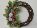 Věnec na dveře podzim, zima
