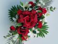 Květinová dekorace- červené růže