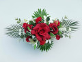 Květinová dekorace- červené růže