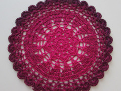 Háčkovaná dečka, prostírání