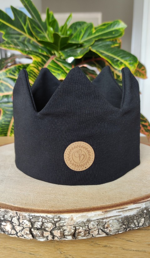 Korunková čelenka čelenka korunka teplákovina pestré barvy 