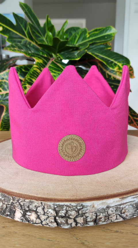 Korunková čelenka čelenka korunka teplákovina pestré barvy 