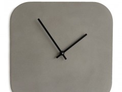 Betonové hodiny WALL - karamel