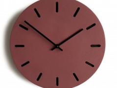 Betonové hodiny WALL - karamel