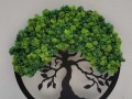 Mechový obraz, strom života, 40 cm