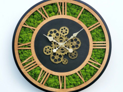 Mechový obraz, strom 50x70