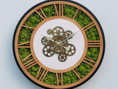 Mechový obraz, strom 50x70