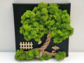 Mechový obrázek 20x20