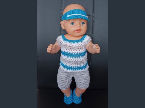 Soupravička na panenku 40-43cm panenka botičky baby born 