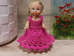 Barbie-valentýnské šatičky