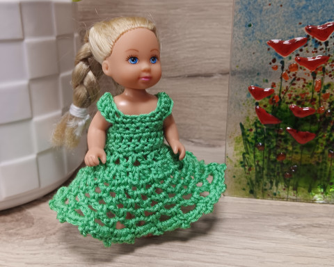 Evička-dlouhé šatičky panenka 