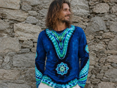 Batik.tričko 2XL -U lesního pramene