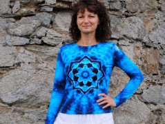 Batik. tričko XL - Lesní pramen