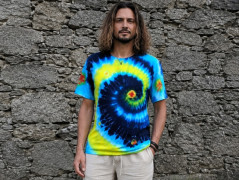 Batik. tričko XL - Lesní pramen