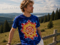 Batik.tričko XL - Hvězdné nebe