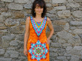 Batik.šaty/tunika M - Letní jitro