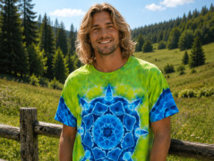 Batik.tričko M/L - Vzdálená galaxie