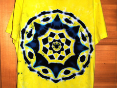 Batik.tričko  - Moře kvete