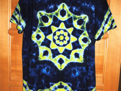 Batik.tričko  - Moře kvete