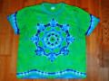 Batik.tričko 2XL -U lesního pramene