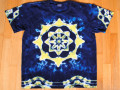 Batik.tričko XL -Tajemné noční nebe