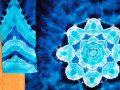 Batik. tričko - Tyrkysová mandala